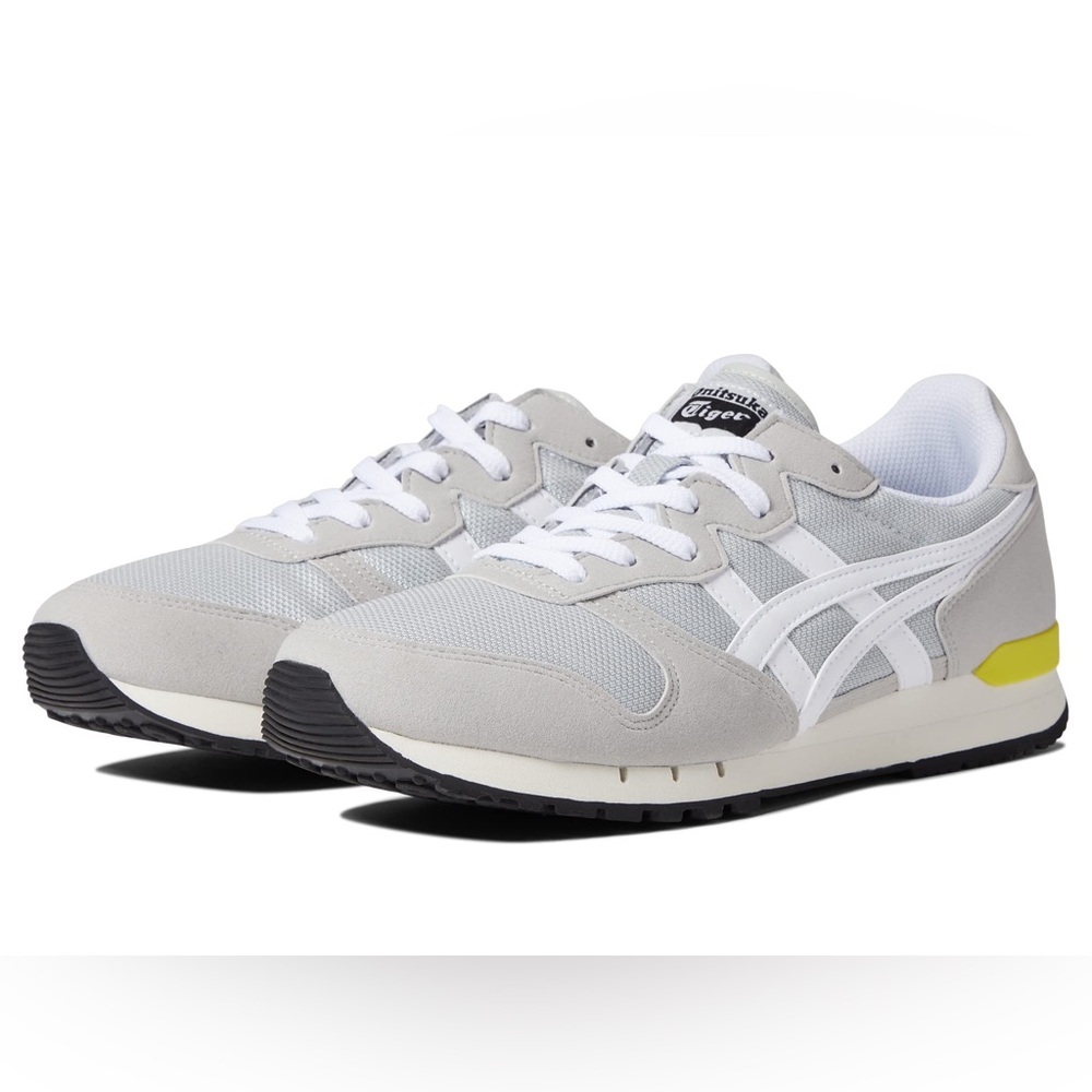 Onitsuka Tiger Alvarado Glacier Grey and White Sneakers